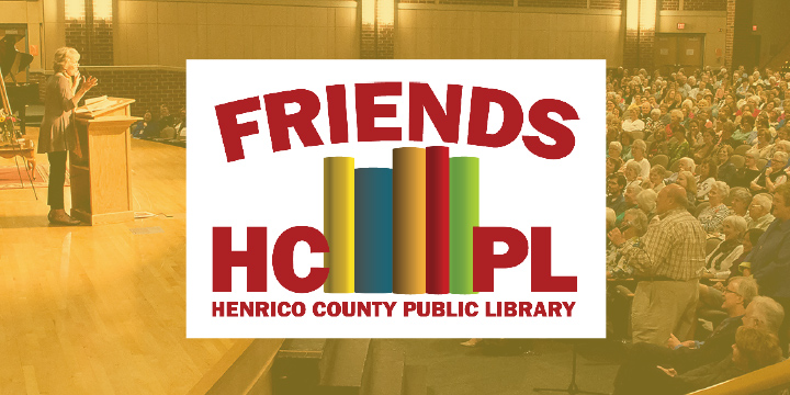 Friends of the Library logo overlaying an image from All Henrico Reads