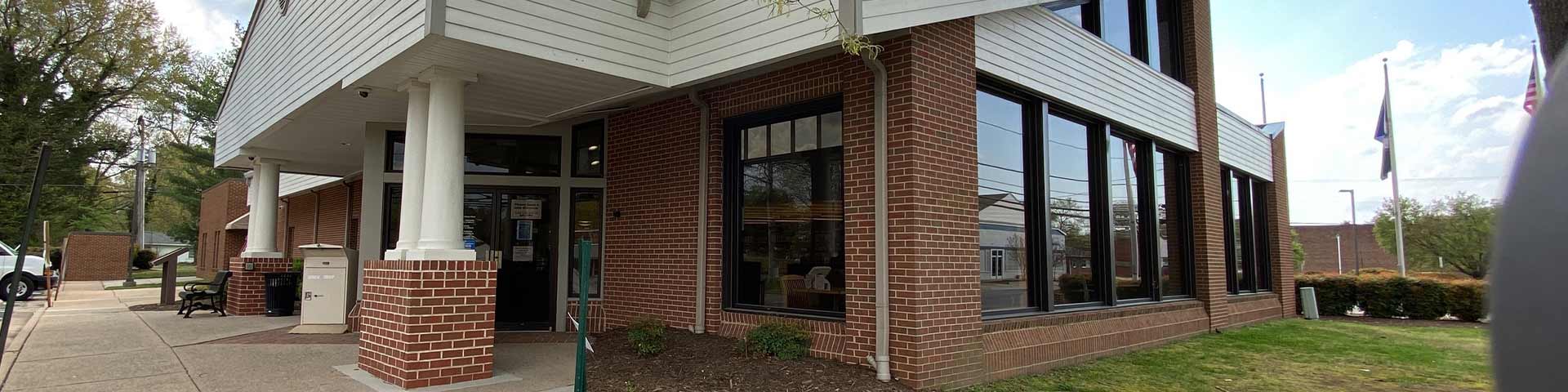 image of the Sandston Library building