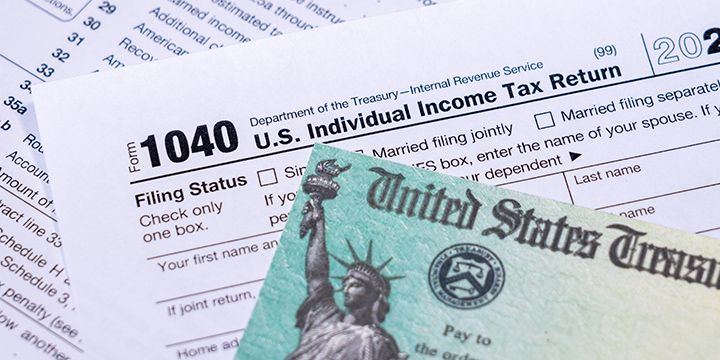 Image of federal tax forms